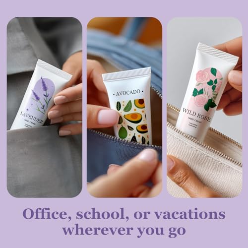 BODY & EARTH 50 Pack Lotion Bulk Hand Lotion Mini Lotion Bulk Set Small Gifts for Women Hand Lotion Travel Size Mother's Day Gifts Bridesmaid Gifts
