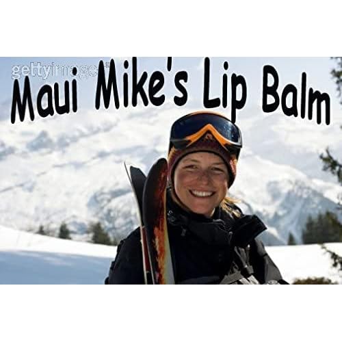 Maui Mike's Best Lip Balm Banana (4 pack) Vitamin E,Aloe Vera and Beeswax. Restore Dry Lips Today. Non Wazy and Glides on Smooth. Take your lips on a Hawaiian Vacation.