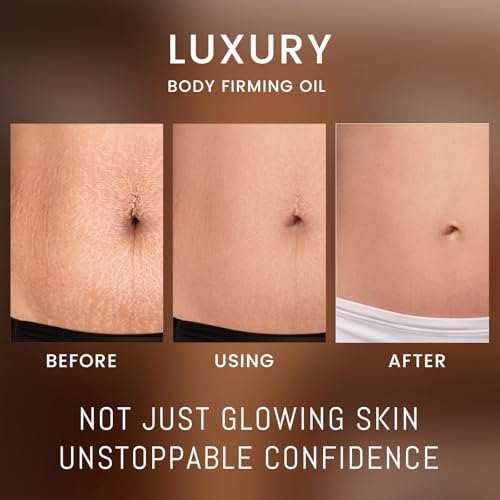 Body Firming Oil - Luxury Toning & Tightening Treatment for Crepey Skin - Hydrating, Nourishing Elixir to Improve Skin Texture & Elasticity - 120ml (2)