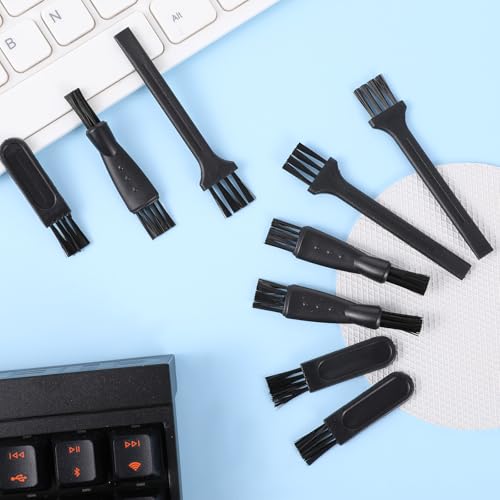 30 Pcs Electric Shaver Cleaning Brush 3 styles Double Sided, Long, Short Razor Brush Replacement for Trimmer Hair Clipper Keyboard Cleaning (Black)