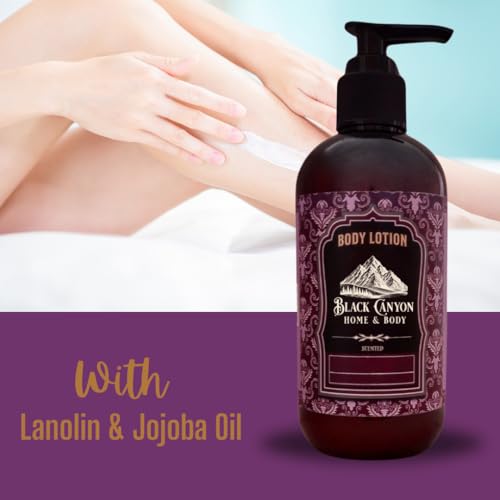 Black Canyon Caramel Chocolate Coffee Scented Body Lotion with Lanolin and Jojoba Oil, 12 Oz