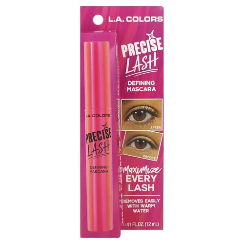 L.A. COLORS Precise Lash Mascara, Black CBMS814
