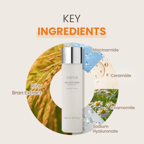 TIRTIR End-of-Day Routine - Milk Skin Toner + Hydro Enzyme Cleansing Balm
