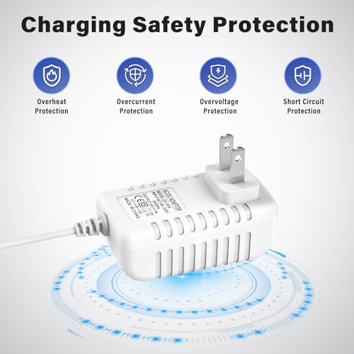 Replacement Charger Cord Compatible with Magic Wand HV-270, Power Cord Charging Cable for Magic Wand HV-270 Massager (White)