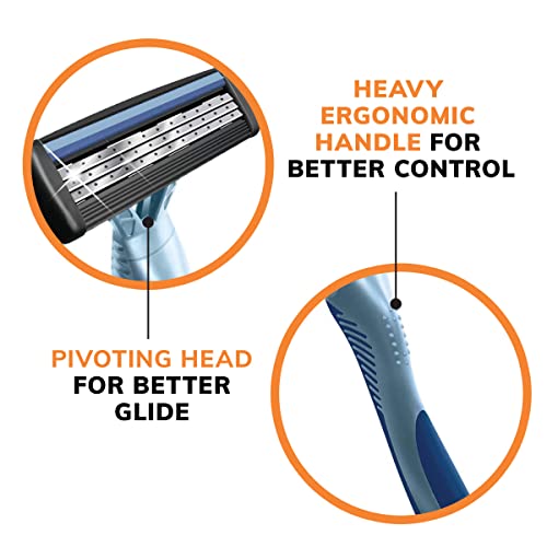 BIC Flex 3 Men¡¯s Disposable Razors With 3 Blades, For a Smooth and Comfortable Shave, 4 Piece Razor Kit for Men