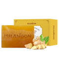 ISILANDON Turmeric and Tea Tree Oil Cleansing Soap Infused with Aloe, Bamboo Charcoal & Nourishing Oils