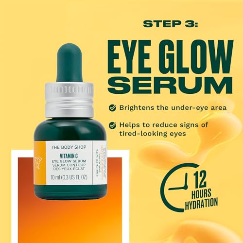 The Body Shop Vitamin C Eye Glow Serum - Illuminating And Brightening For Eye - 0.3 Fl Oz