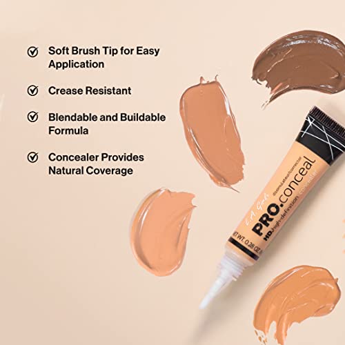 L.A. Girl Pro Concealer, Natural, 0.28 Ounce (LAX-GC972-A) (Pack of 2)