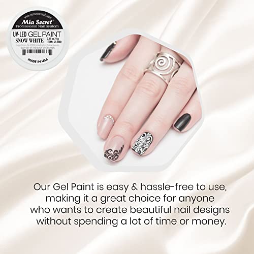 Mia Secret Professional Nail System UV/LED Gel Paint - 5 grams (Snow White)