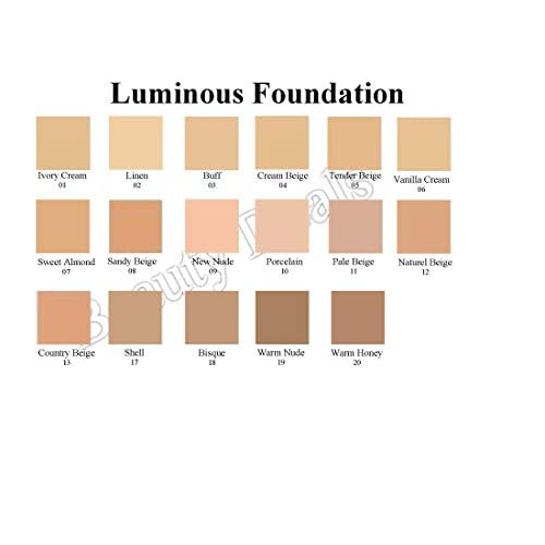 Luminous Foundation Radiant Finish Undetectable Coverage (Ivory Cream)