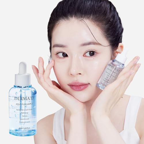 Korean Ampoule with Hyaluronic Acid Serum for Face ? Hydrating Formula with Panthenol, Vitamin C & Retinol ? Multi-Benefit Skincare Serum to Refresh and Enhance the Look of Skin ? 1.69 fl oz