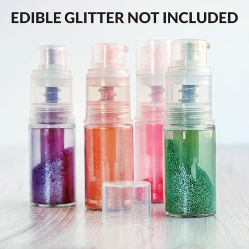 The Cookie Countess Empty 14ML Spray Bottle for Dusts - Pack of 4