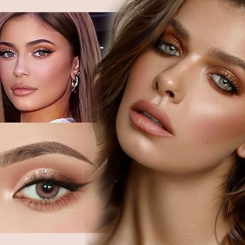 Neutral Brown Eye Shadow palette- Rose Gold Dark Brown Eyeshadow Palette Colorful 9 Colors, Matte Shimmer Highly Pigmented Nude Eyeshadow Palette Makeup Naturing-Looking Long Lasting2