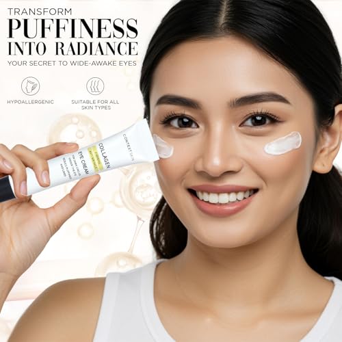CONTEXT SKIN Collagen Eye Cream ? 3-in-1 formula with collagen, coffee & niacinamide for lightweight hydration ? supports a smoother, refreshed under-eye appearance ? 0.88 fl oz