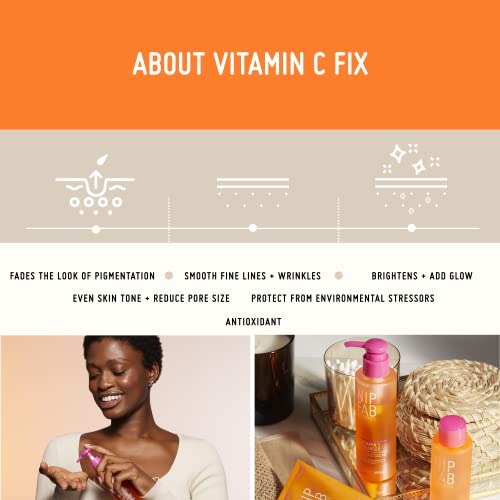 Nip + Fab Vitamin C Fix Gel Cleanser Brightening Hydrating Facial Cleansing Face Wash for Skin Toning, 4.9 Fl Oz