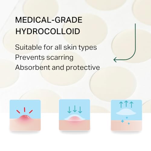 Y¡¯OUR Improving Acne Patches: Ultra-thin Hydrocolloid Healing Pimple Patch for Face; Purifies & Alleviates Stubborn Blemishes, Effective Zit Treatment. 56 Count. Gifts for Her