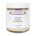 Simply Divine Botanicals Feet Treat Cream - Cooling and Stimulating Relief for Swollen Feet, Hands & Headaches - Organic Aloe, Peppermint & Spikenard, 4 oz