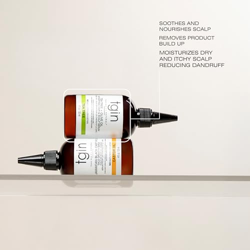tgin Tea Tree + Olive Oil Detoxifying Dry Itchy Hair And Scalp Serum - Natural Hair - Scalp Oil - 4 Oz