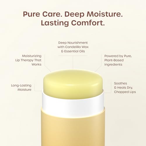 ILIKA 100% Natural Lip Balm - Organic, Plastic-free, Vegan, Cruelty-Free, Vitamin E, COSMOS Certified Organic, PETA Certified Vegan, 8-Pack Assorted Collection, 0.15 oz