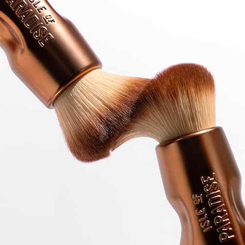 Isle of Paradise Face + Body Bronzing Brush, Dense Kabuki Brush, For Contouring & Defining, Use With Self-Tan, Bronzer & Body Makeup, Seamless Application, Professional Finish, 1 Count
