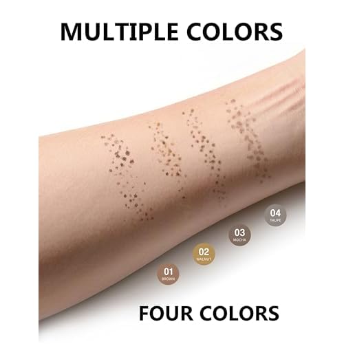 Erinde Waterproof Freckle Stamp Pen - Faux Freckle Pen, Natural-Looking Lifelike Freckle Makeup, 5-Point Quick Dry Long-Lasting Magic Fake Freckles Marker for Sunkissed Makeup, 03 Mocha
