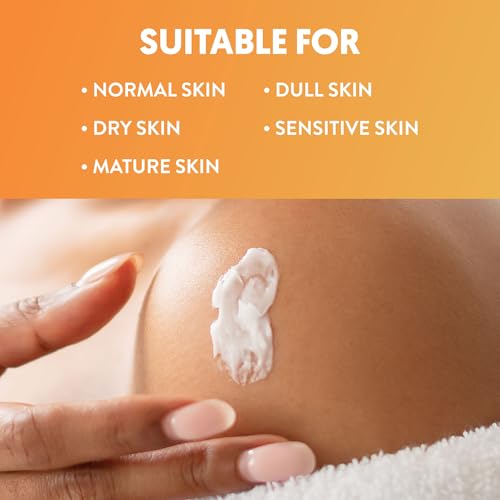 By Nature Glow Vitamin C + Caffeine Body Balm for Dark Spots ? Hydrating Skin Moisturizer with Whipped Shea Butter ? Vegan, Cruelty-Free, Made in New Zealand (6.8 oz)