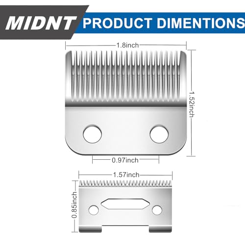 Blade for Wahl Clipper Blades,Compatible with Wahl Precision Replacement Blades,2 Hole Clipper Blade Replacement for Wahl MC3 Replacement Blades,2 Packs.