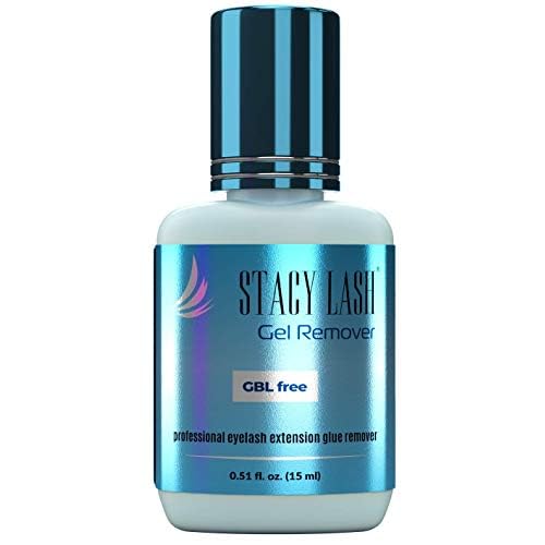 Extra Bonder for Lash Extensions 15ml + Gel Remover 15ml - Stacy Lash/Eyelash Extension Sealer/Reduces Lash Extension Glue Fumes/GBL Free/Lash Adhesive Dissolution time - 60 Sec/Pleasant Smell