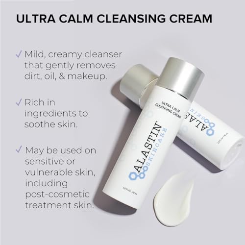 ALASTIN Skincare Ultra Calm Cleansing Cream Face Wash (5 oz) | Hydrating, Nourishing Daily Face Cleanser | Gentle Formula Safe for Sensitive Skin