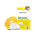 Troubless Micro Patch Plus Vitamin C - Zit Hydrocolloid Patch for Stubborn Marks with 10% Vitamin C - Micro-Dissolving Pyramids for High-Absorption, Seamless Adhesion & Easy-Wear (9 EA)