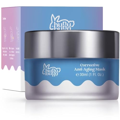 Hunny Bunny Corrective Anti-Aging Night Cream & Mask Hybrid with Peptides, Hyaluronic Acid & Squalane ? 2-in-1 Firming, Hydrating & Anti-Wrinkle Treatment, 30mL - Made in USA