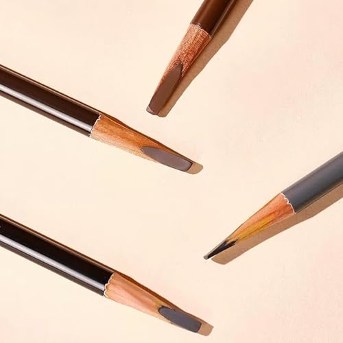 GLO&RAY GLORAY Brow Pencil for Defined Eyebrows 2.2g, 1 Count (Pack of 1), Black