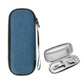 Linkidea Generic EVA Hard Shell Safety Razor Travel Case, Shaving Accessories Blade Head Storage, Men's Portable Travel Shaver Bag Compatible with Gillette Fusion 5 Power, Mach 3 (Navy Blue)