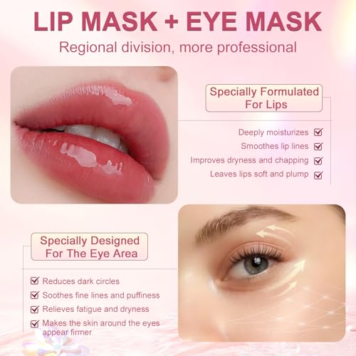 JAOJAO 70PCS Spa Party Favors, Spa Party Supplies for Women Include Hand Cream Lip Balm Face Masks Under Eye Patches Lip Mask Organza Bag Thank You Card Used for Women Girlfriend Wife Mother Teacher