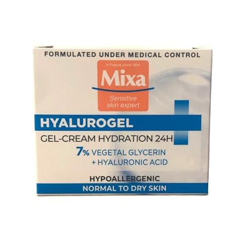 Mixa Hyalurogel Intensive Hydration Cream Gel for Normal Dehydrated Skin 50ml
