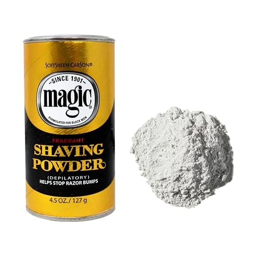 Fragrant Magic Shaving Powder with Fragrance, Helps Stop Razor Bumps, 4.5 OZ - 2 Pack