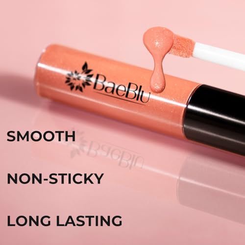 BaeBlu Organic Vegan Lip Gloss, 100% Natural Non-Toxic Moisturizing Ingredients, Dewberry