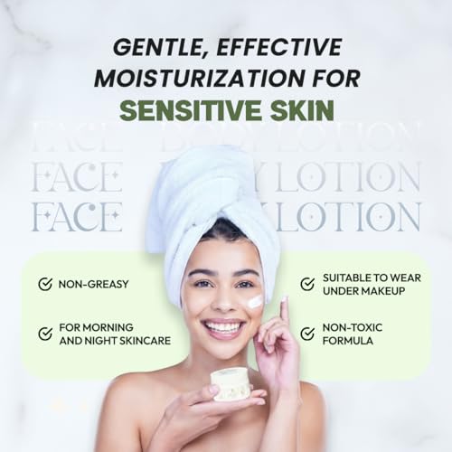 Hydrating Face + Body moisturizing cream| Made in USA| Vegan, Organic Aloe, Shea, natural ingredients, Hypoallergenic, Fragrance Free, Sensitive Skin, Cruelty free, For whole family