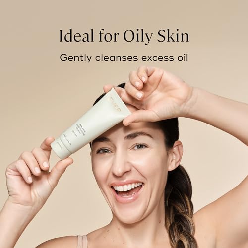 EVER Rebalance Gentle Purifying Cleanser ? Purifying Gel Cleanser with Salicylic Acid & Willow Bark for Oily Skin, Deep Pore Cleanse & Blemish Control, Clean-Formulated - 3.5 fl oz