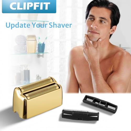 FXFS2 Foil Shaver Replacement Foil Compatible with Babyliss Foil Shaver FXFS2, Gold Color, 1Pack