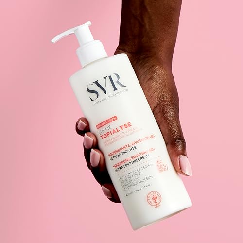 SVR Topialyse Cream - Nourishing & Soothing Face & Body Cream for Dry Sensitive Skin - Moisturizer for Babies (Except Premature), Kids and Adults - Intense Hydration with Shea Butter