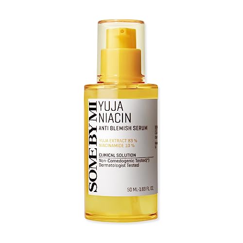 SOME BY MI Yuja Niacin Anti Blemish Serum ? 1.69oz, 50ml ? Korean 10% Niacinamide & Vitamin C Serum to Brighten Dull-Looking Skin ? Dark Spot Remover for Pigmentation & Melasma ? Korean Skin Care