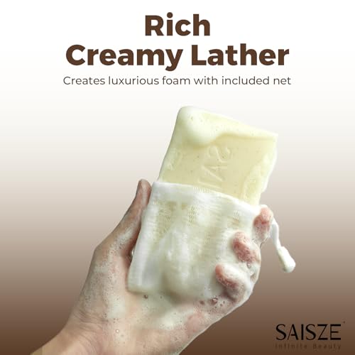 Handmade Coconut and Shea Butter Soap - 8 oz, Cold Process, Organic Soap Enriched with Coconut oil, Shea, Body Bars for Women and Men