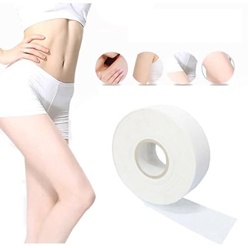 100 Yards White Large Facial Body Hair Removal Non Woven Wax Strip Paper 2.75" Width Disposable Epilating Waxing Strips Waxing Roll