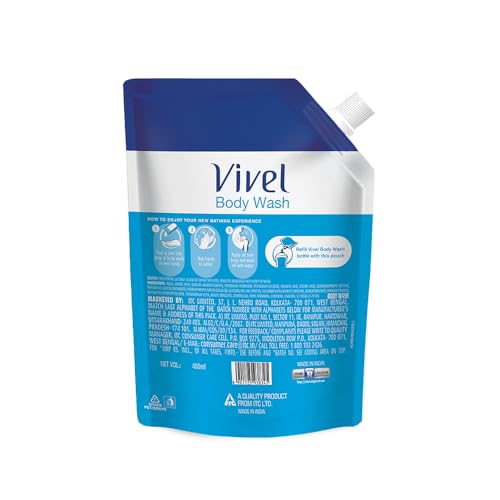 Vivel Mint Cucumber Body Wash Refill Pack (Save Rs.61/-) (400ml)