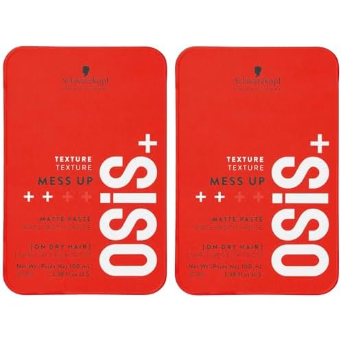 OSiS+ Mess Up - Matte Styling Paste for Medium Control & Flexible Styling