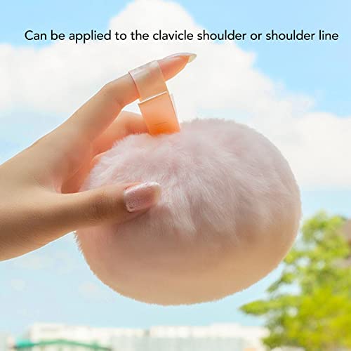 Large Soft Puff Ball - Plush Powder Puff for Body Highlighting & Shiny Makeup