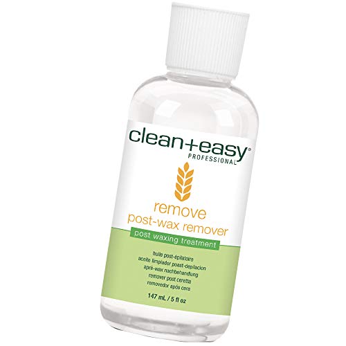 Clean + Easy After Wax Remover Oil for Skin ? Post Wax Care & Soothing Residue Remover for Smooth Skin, 5 fl oz