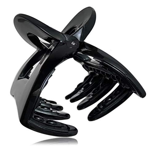 Scunci No-Slip Grip 5.5 cm Jaw Clips, women unisexAll Day Hold, 2-Count Per Pack (1-Pack Total)