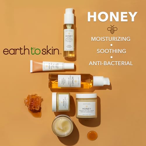 Earth To Skin Honey Royal Jelly Eye Cream - Calming Hydrating Under Eye Care With Glycerin - Eye Moisturizer Cream Brightening Comfort - Daily Use Eye cream Anti Aging Lightweight Formula 0.75 fl oz
